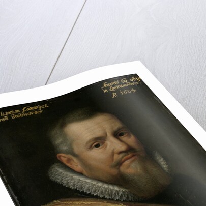 Portrait of Count William-Louis of Nassau, nicknamed Our Father in West Frisian by Workshop of Michiel Jansz van Mierevelt