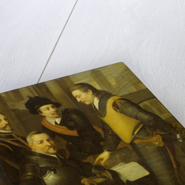 Group Portrait of the four Brothers of William I, Prince of Orange: the Counts of Nassau Jan, Hendrik, Adolf, and Louis by Workshop of Wybrand de Geest