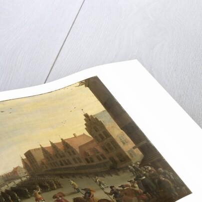 Disbanding of the Waardgelders by Prince Maurice on the Neude at Utrecht, 31 July 1618 by Joost Cornelisz. Droochsloot