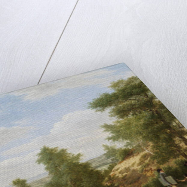 View of the Valley of Montmorency near Saint-Leu-la-Forêt, France by Pieter Rudolph Kleijn