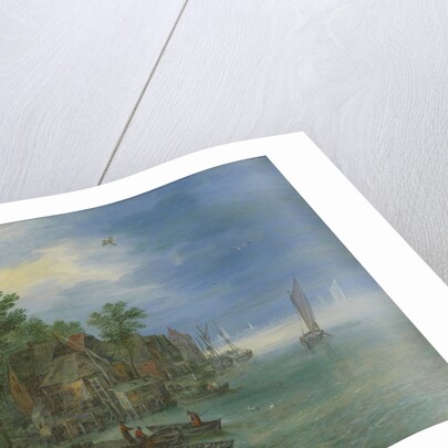 View of a Village along a River by Jan Brueghel I