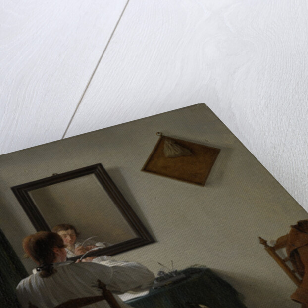 A Writer Trimming his Pen by Jan Ekels II