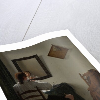 A Writer Trimming his Pen by Jan Ekels II