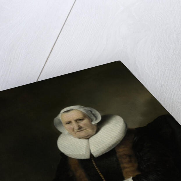 Portrait of an Old Lady, Possibly Elisabeth Bas by Ferdinand Bol