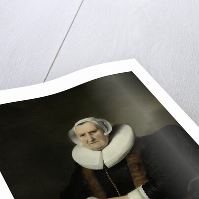 Portrait of an Old Lady, Possibly Elisabeth Bas by Ferdinand Bol