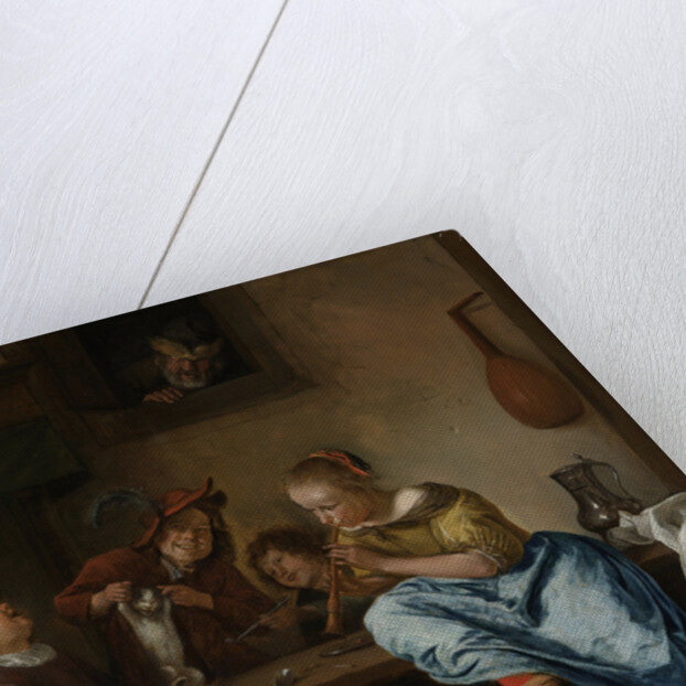 Children Teaching a Cat to Dance, Known as ‘The Dancing Lesson’ by Jan Havicksz. Steen