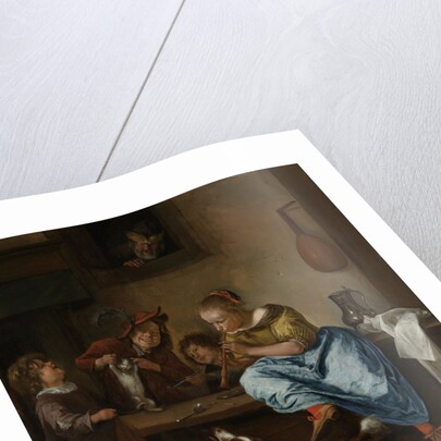 Children Teaching a Cat to Dance, Known as ‘The Dancing Lesson’ by Jan Havicksz. Steen