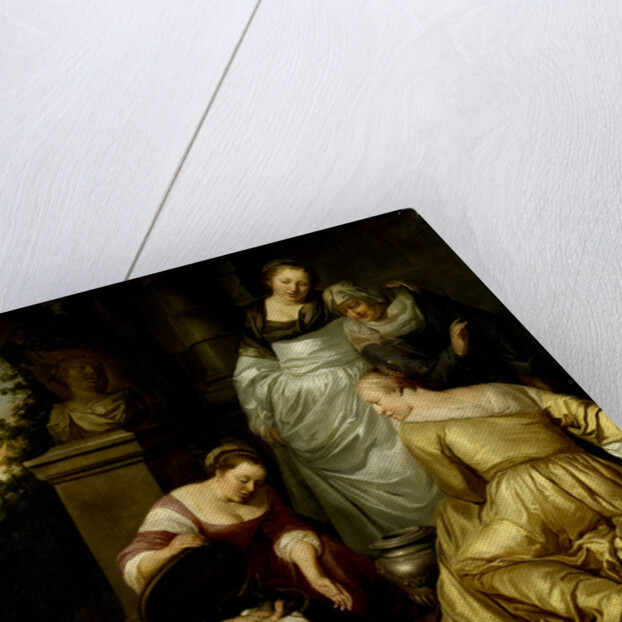 The Daughters of Cecrops, King of Attica, Find Erichthonius by Hendrick Heerschop