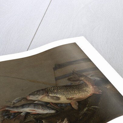 Still life with fish by Pieter van Noort