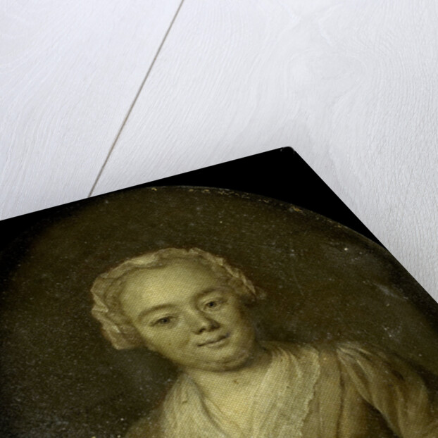 Portrait of Margaretha van Leuvenigh, Wife of Bernardus de Bosch by Jan Maurits Quinkhard