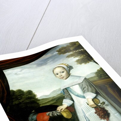 Portrait of Johannes van Rees as a Child by Willem Jansz. Ploy