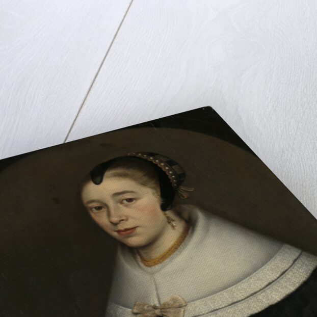 Portrait of a Woman, presumably Catharina Kettingh, Wife of Bartholomeus Vermuyden by Dirck Craey