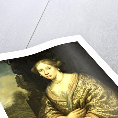 Portrait of Petronella van der Burcht, first Wife of François Leidecker by Zacharias Blijhooft