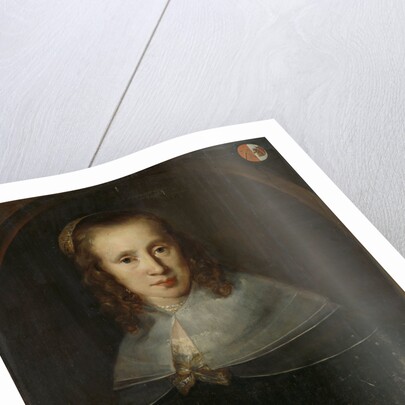 Portrait of Digna de Maets, Wife of François Leydecker by Bernardus Swaerdecroon