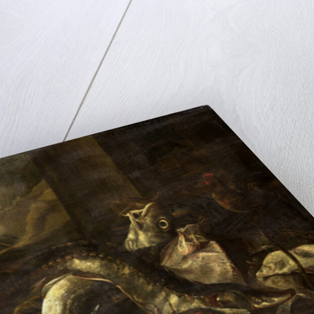 Still Life with Fish by R. van Burgh