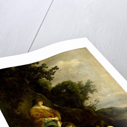 Pharaoh's Daughter Finds Moses in the Bulrushes, Paulus Bor by Cornelis Hendriksz. Vroom