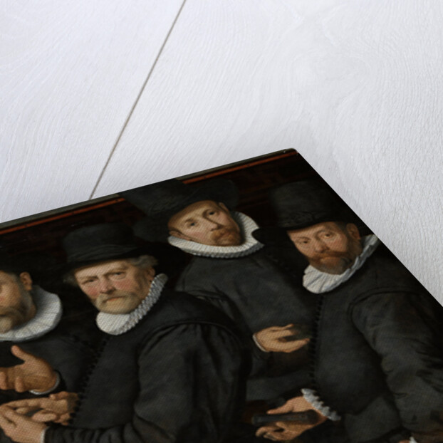 Six Wardens of the Drapers Guild by Pieter Pietersz. I