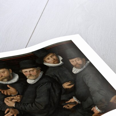 Six Wardens of the Drapers Guild by Pieter Pietersz. I