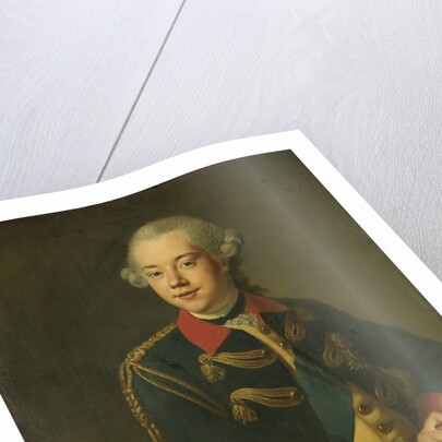 Portrait of William V, Prince of Orange-Nassau by Johann Georg Ziesenis