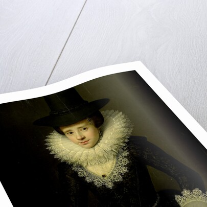 Portrait of Anna Boudaen Courten by Salomon Mesdach