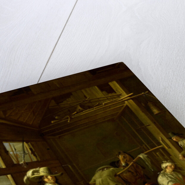 A Cavalry Stable by Jacob Duck