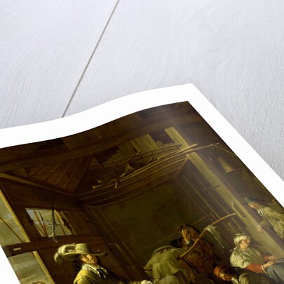 A Cavalry Stable by Jacob Duck