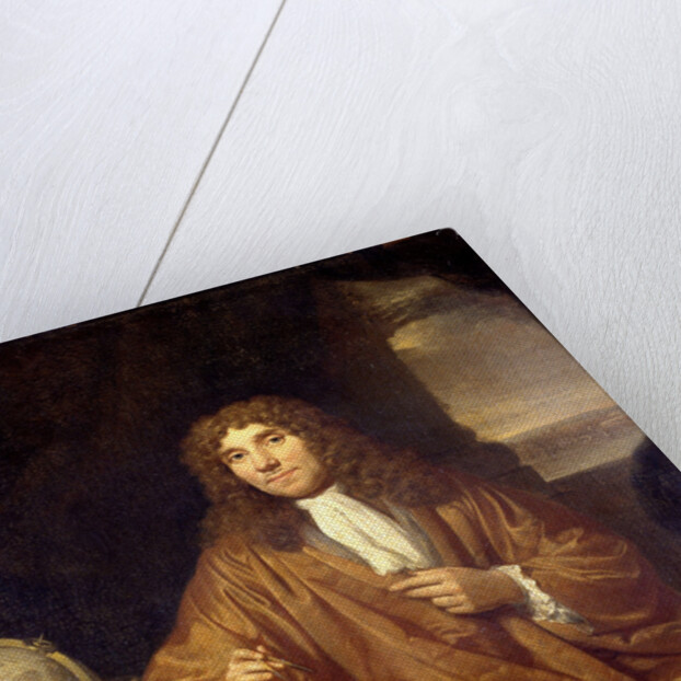 Portrait of Anthonie van Leeuwenhoek, Natural Philosopher and Zoologist in Delft, The Netherlands by Jan Verkolje I