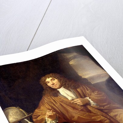 Portrait of Anthonie van Leeuwenhoek, Natural Philosopher and Zoologist in Delft, The Netherlands by Jan Verkolje I