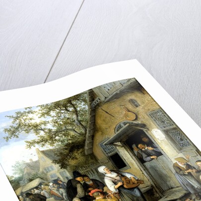 Village Kermesse by Cornelis Dusart