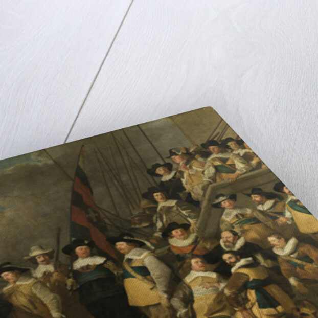 Officers and other Marksmen of the V District in Amsterdam by Jacob Adriaensz. Backer