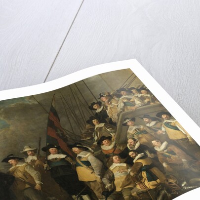Officers and other Marksmen of the V District in Amsterdam by Jacob Adriaensz. Backer