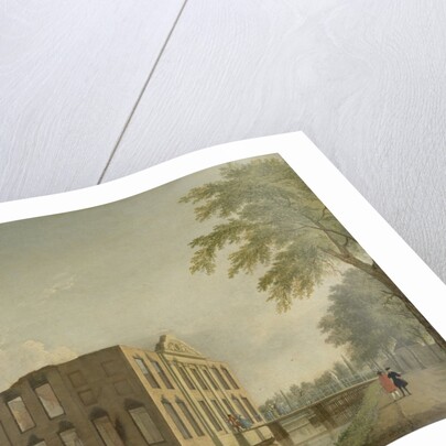 Berckenrode Castle in Heemstede after the Fire, The Netherlands by Jan ten Compe