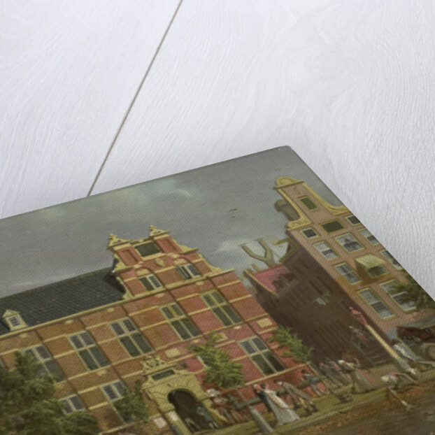 The Latin school on the Singel, Amsterdam by Jacob Smies