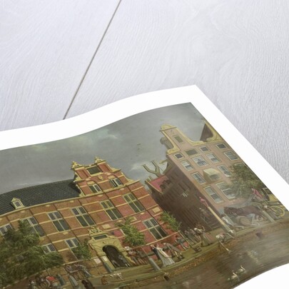 The Latin school on the Singel, Amsterdam by Jacob Smies