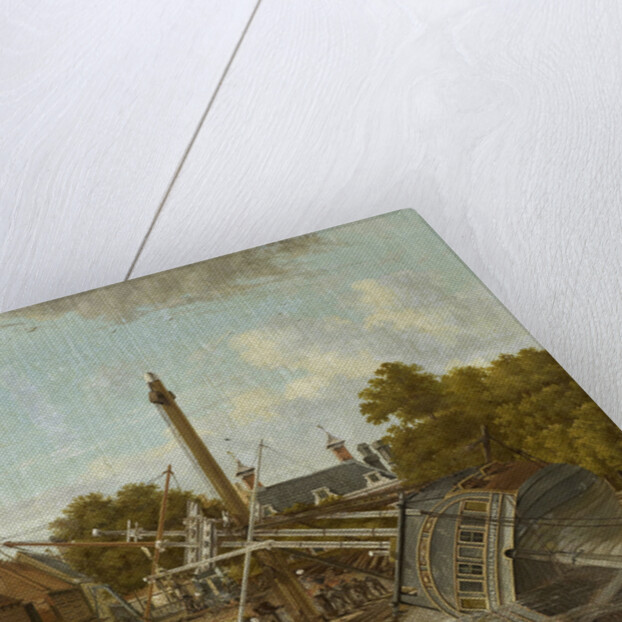 St Jago Shipyard on Bickers Island in Amsterdam, The Netherlands by Pieter Godfried Bertichen