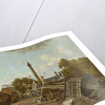 St Jago Shipyard on Bickers Island in Amsterdam, The Netherlands by Pieter Godfried Bertichen