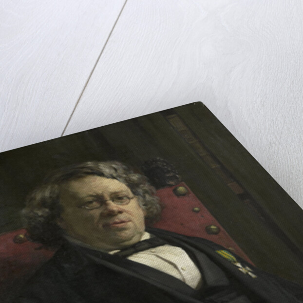 Pieter Harme Witkamp, 1816-92, Historian and geographer by Hendrik Valkenburg
