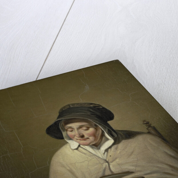 Old Woman Reading by Cornelis Kruseman