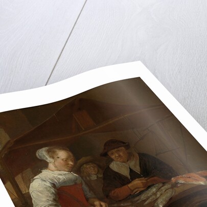 The fishwife by Quiringh Gerritsz. van Brekelenkam