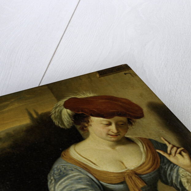 Escaped Bird, Allegory of Chastity by Frans van Mieris I