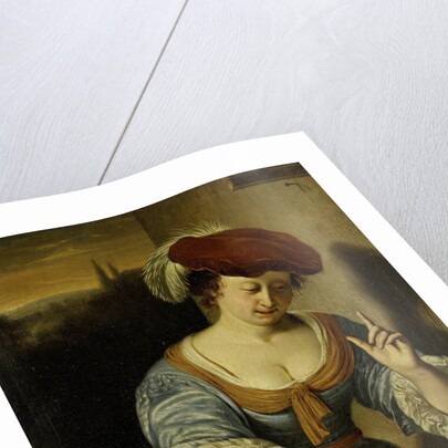 Escaped Bird, Allegory of Chastity by Frans van Mieris I