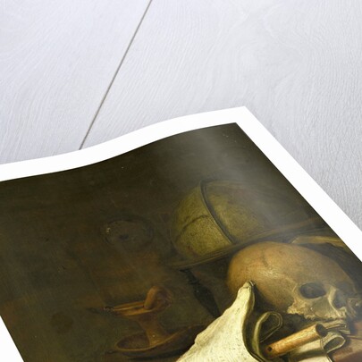 Vanitas still life by Pieter Symonsz. Potter
