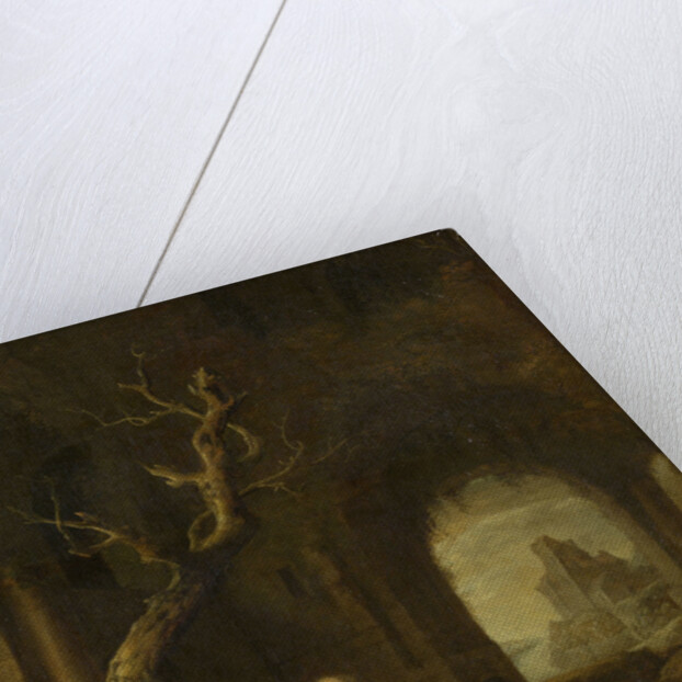 A Hermit in a Ruin by Jan Adriaensz. van Staveren