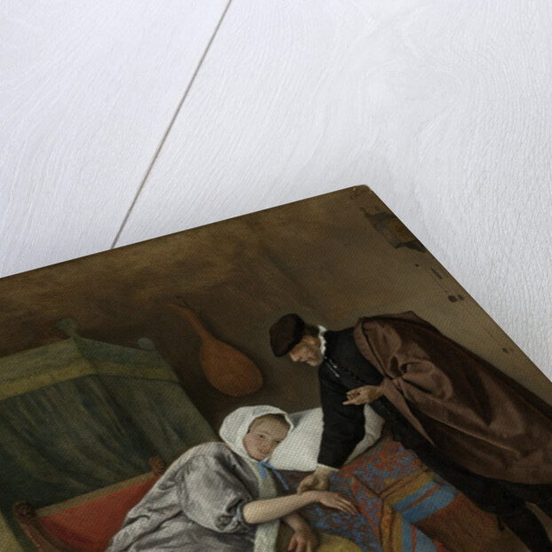 The Sick Woman by Jan Havicksz. Steen