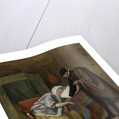 The Sick Woman by Jan Havicksz. Steen