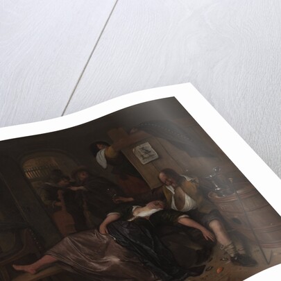 The Drunken Couple by Jan Havicksz. Steen