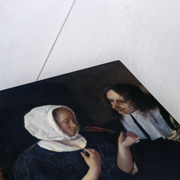 A couple drinking by Jan Havicksz. Steen