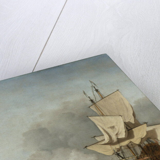 The Cannon Shot by Willem van de Velde II