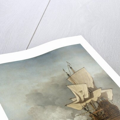 The Cannon Shot by Willem van de Velde II