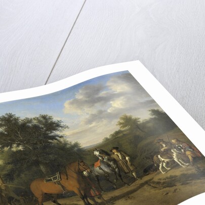 The Hunting Party by Adriaen van de Velde